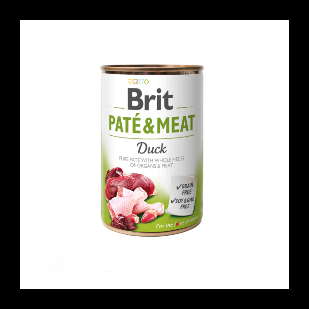 Brit meat & pate Pato (lata 400gr)