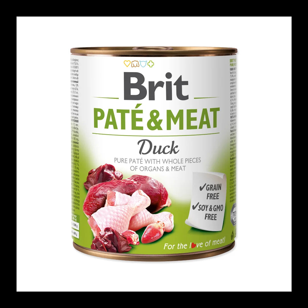 Brit meat & pate Pato (lata 400gr)