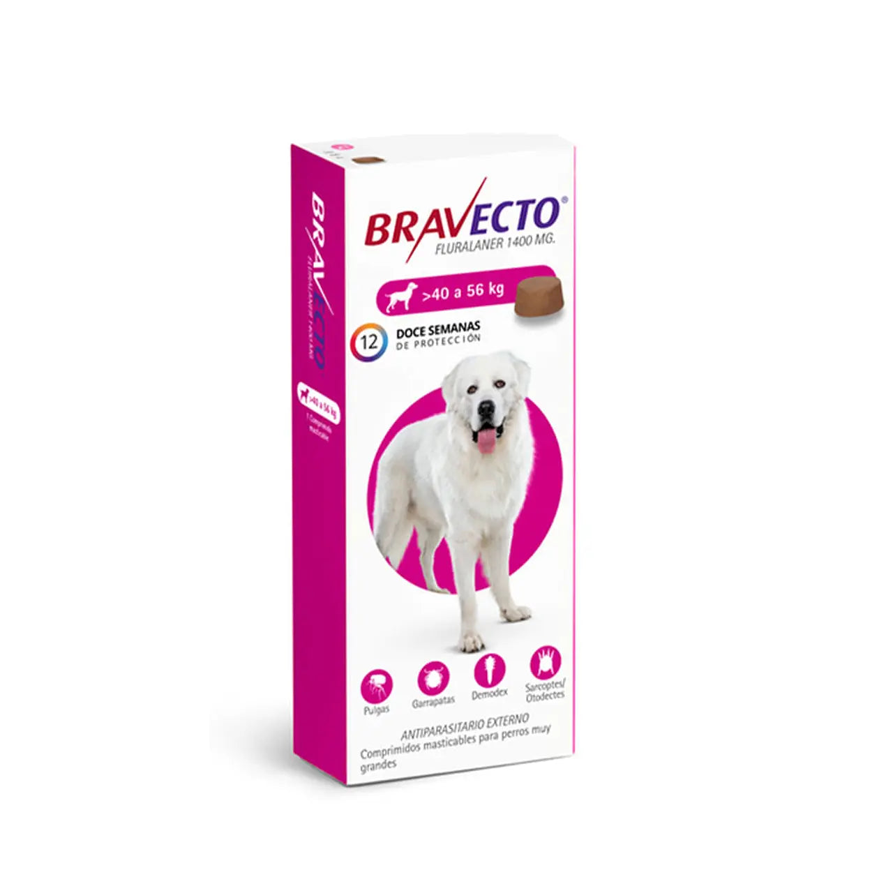 Bravecto Comprimido Perro 40 - 56 kg.