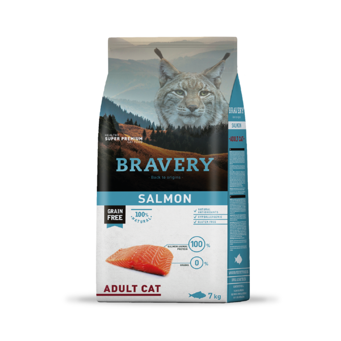 Bravery Gato Adulto Salmón