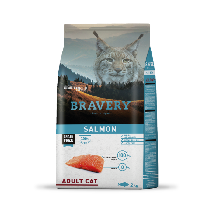 Bravery Gato Adulto Salmón