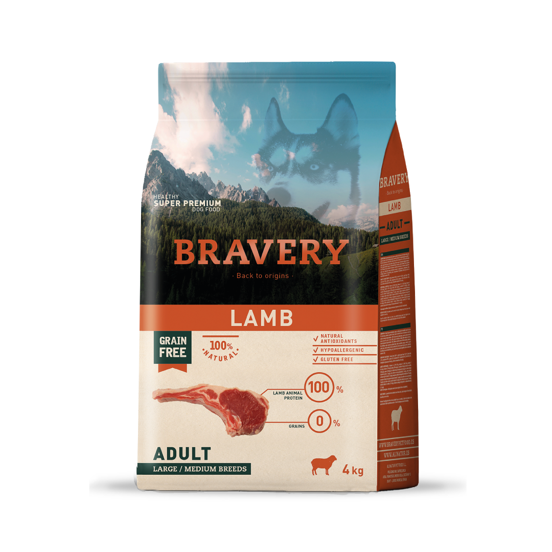 Bravery Adulto Raza Mediana/Grande Cordero