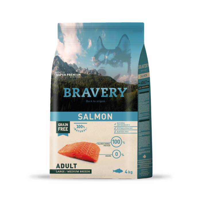 Bravery Adulto Raza Mediana/Grande Salmón