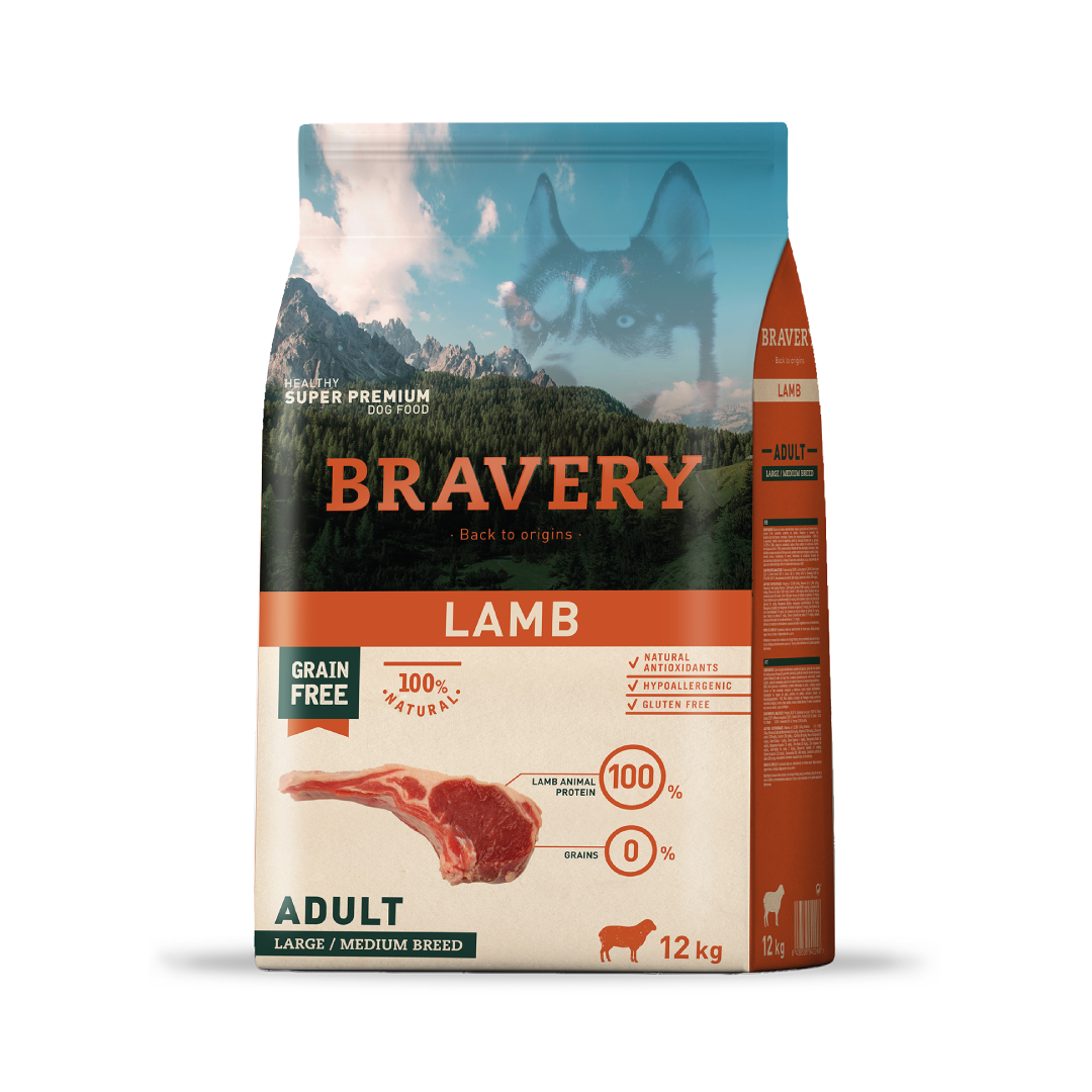 Bravery Adulto Raza Mediana/Grande Cordero
