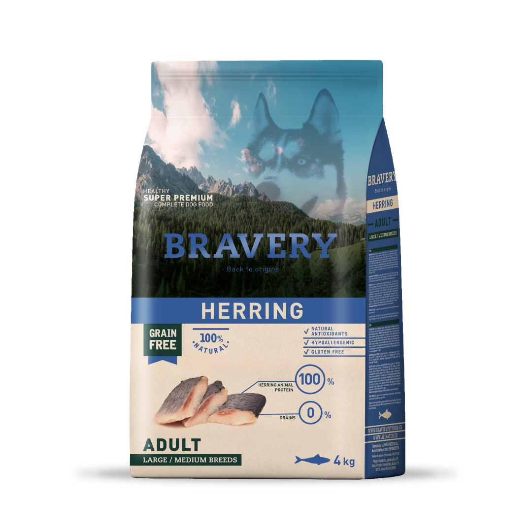 Bravery Adulto Raza Mediana/Grande Arenque