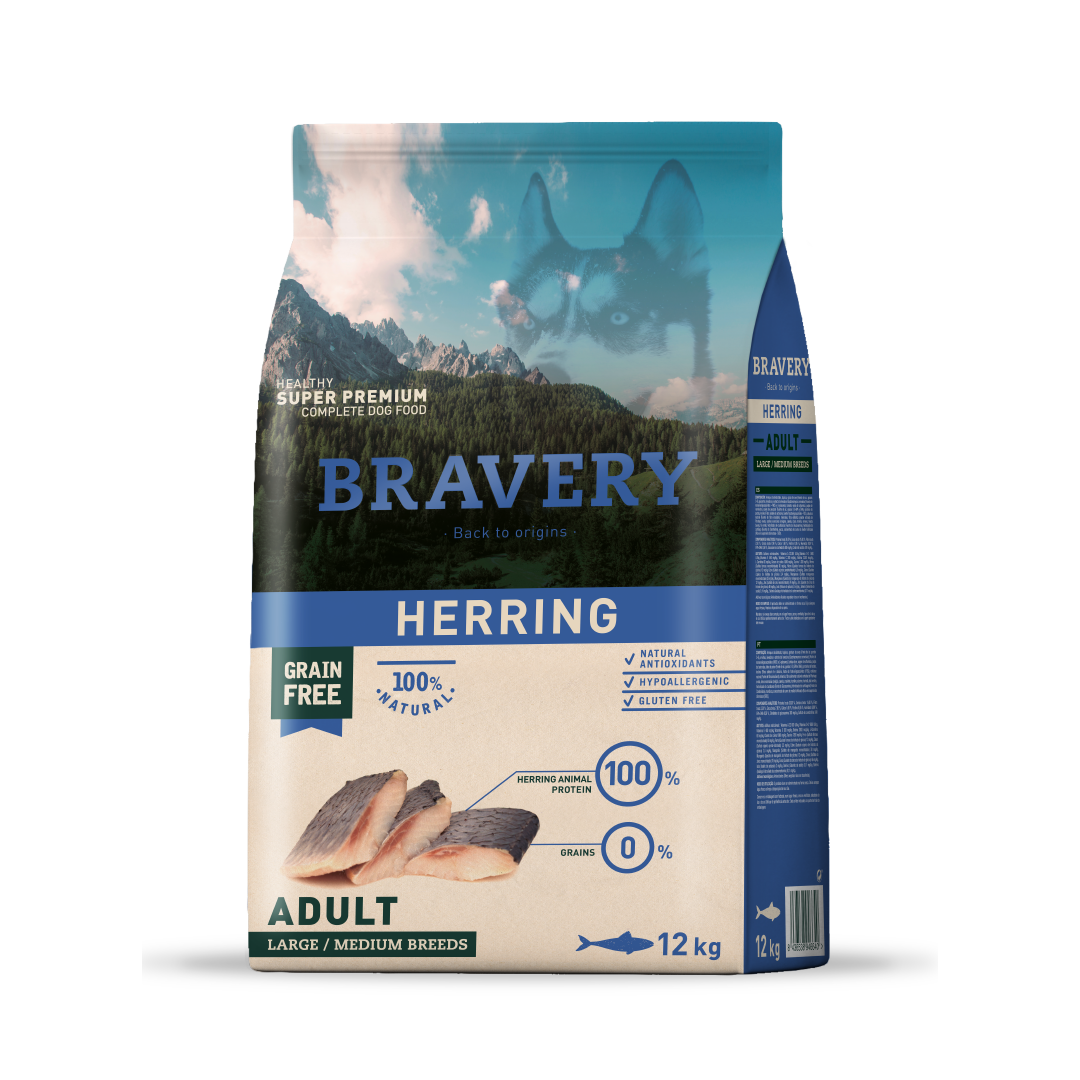 Bravery Adulto Raza Mediana/Grande Arenque