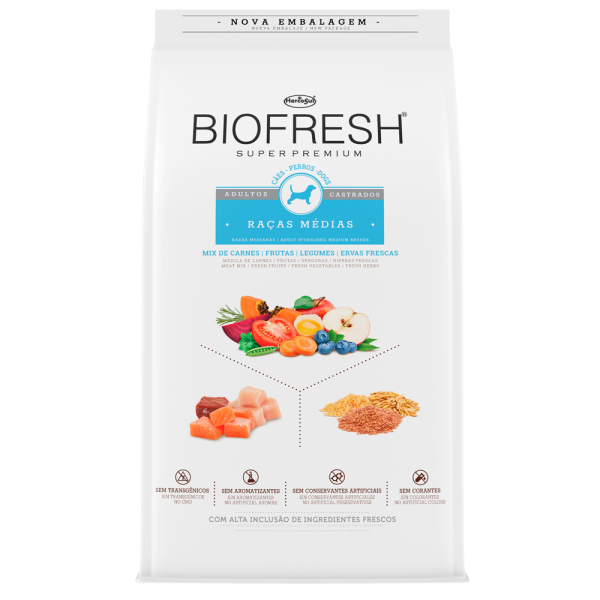 Biofresh Adulto Castrado Raza Mediana 3 kg