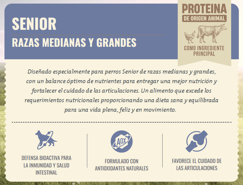 Nómade Senior Razas Medianas y Grandes 15 kg