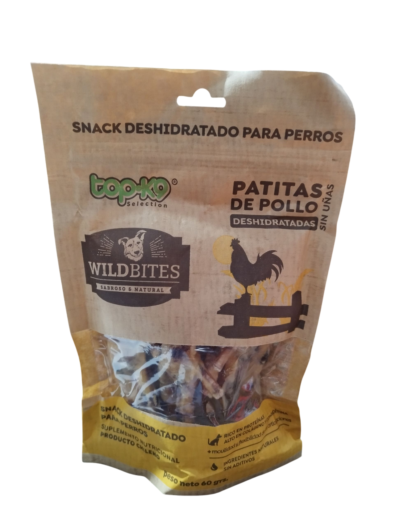 WildBites - Snacks deshidratados para perros
