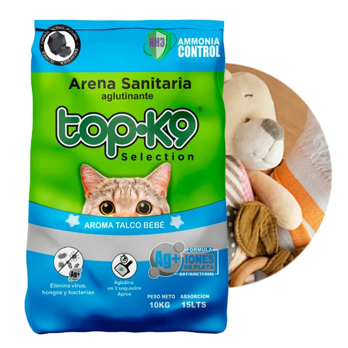 Arena Sanitaria TopK9 con iones de plata