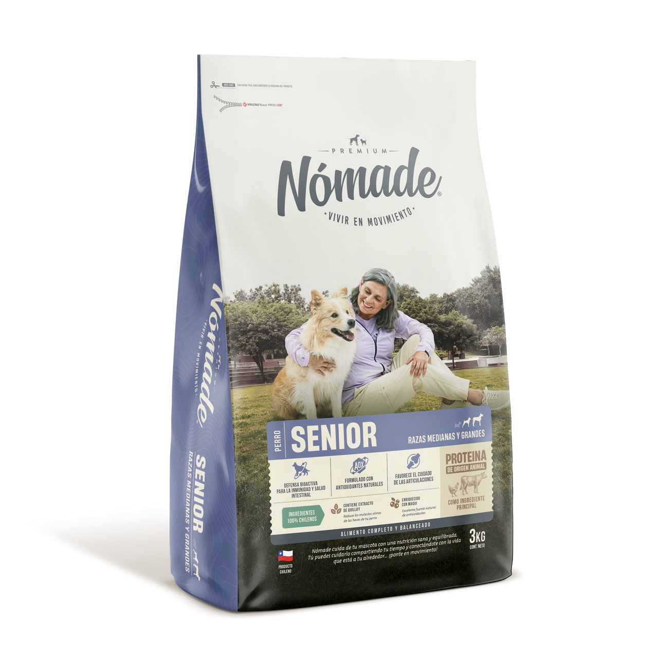 Nómade Senior Razas Medianas y Grandes 15 kg