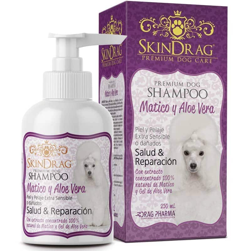 Shampoo SkinDrag Matico y Aloe vera 250 mL