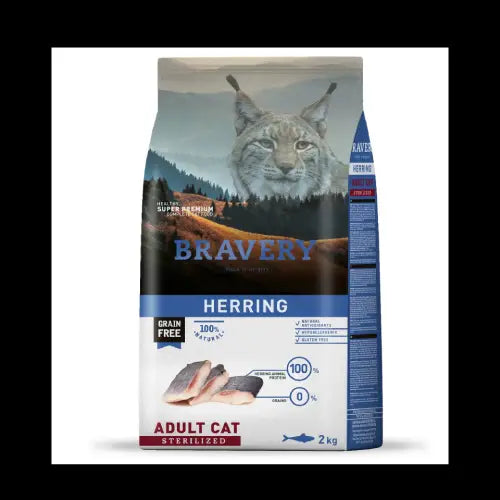 Bravery gato adulto esterilizado arenque 2k
