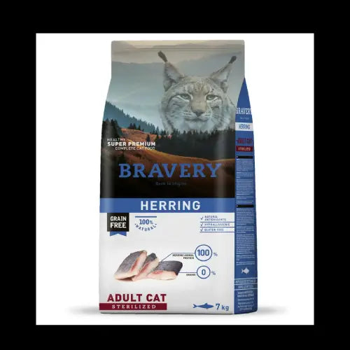 Bravery gato adulto esterilizado arenque 7k