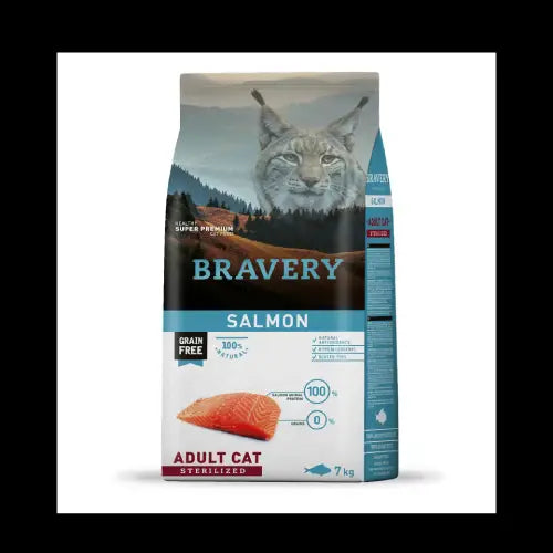 Bravery gato adulto esterilizado salmon 7k
