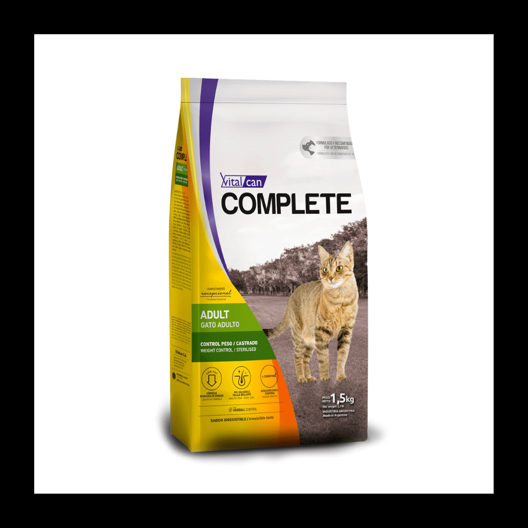 Complete Gato adulto Control peso/ Castrado 7.5kg