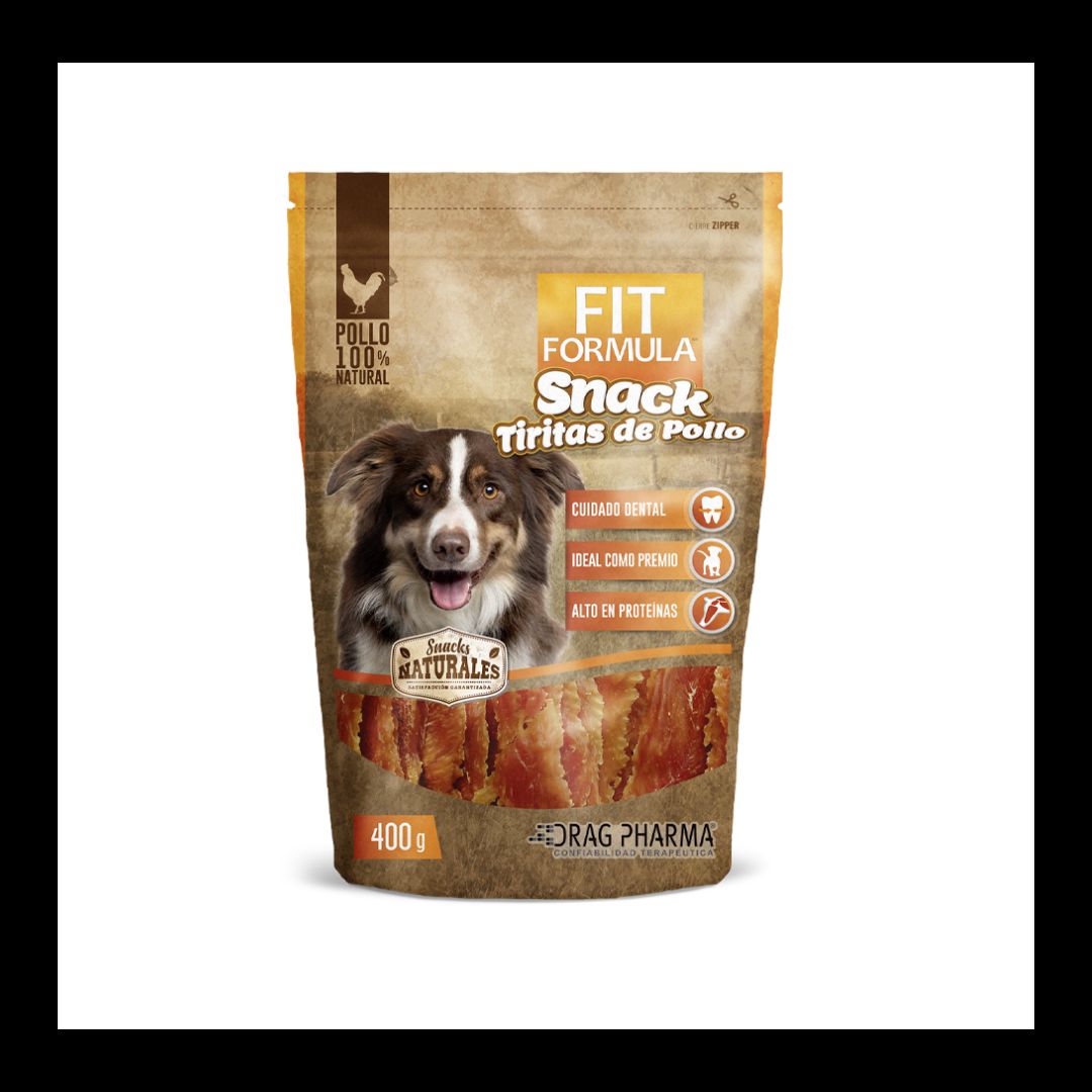 Fit formula snack natural tiritas de pollo 400gr