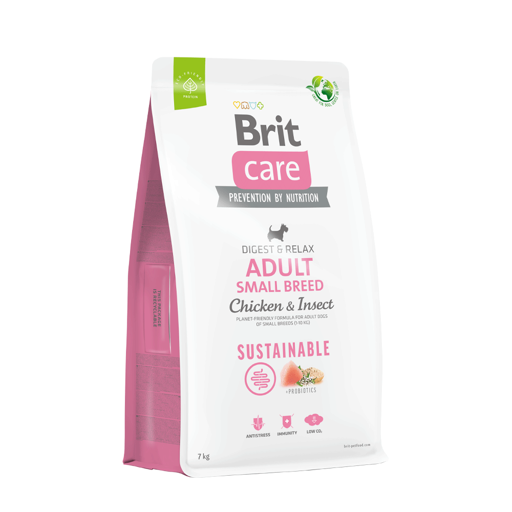 Brit Care Sustainable Adult Small Breed - Chicken & Insect