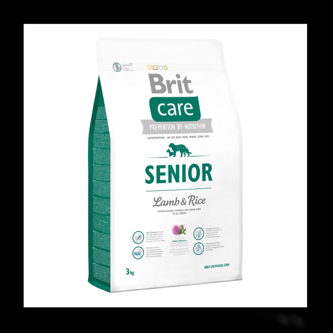 Brit care Perro senior cordero y arroz 12kg