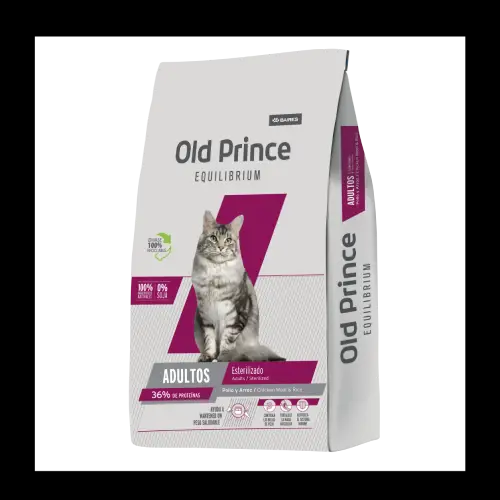 Old prince gato adulto esterilizado