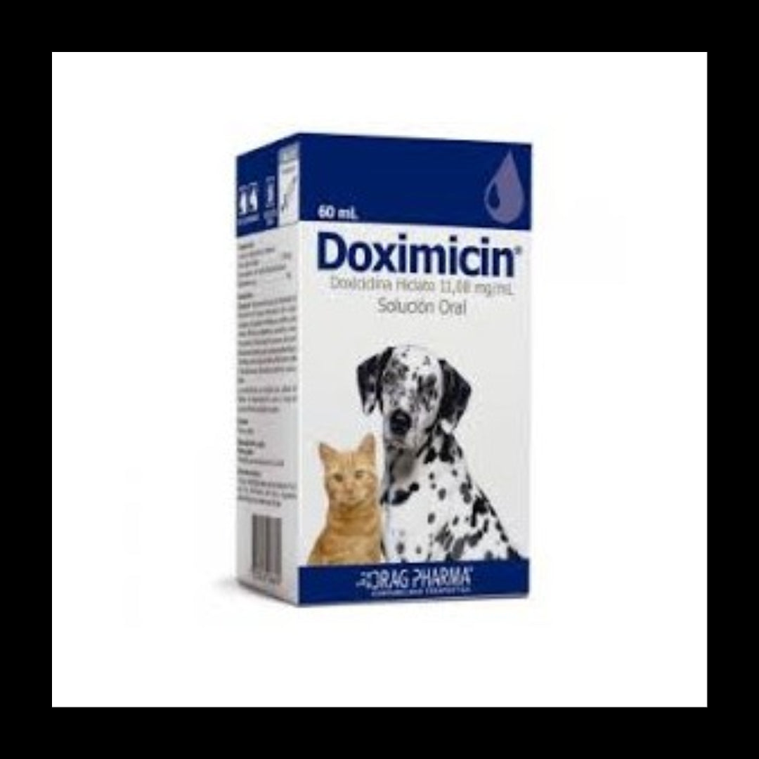 Doximicin jarabe 60 ml (VENTA EXCLUSIVA BAJO RECETA MEDÍCA VETERINARIA)